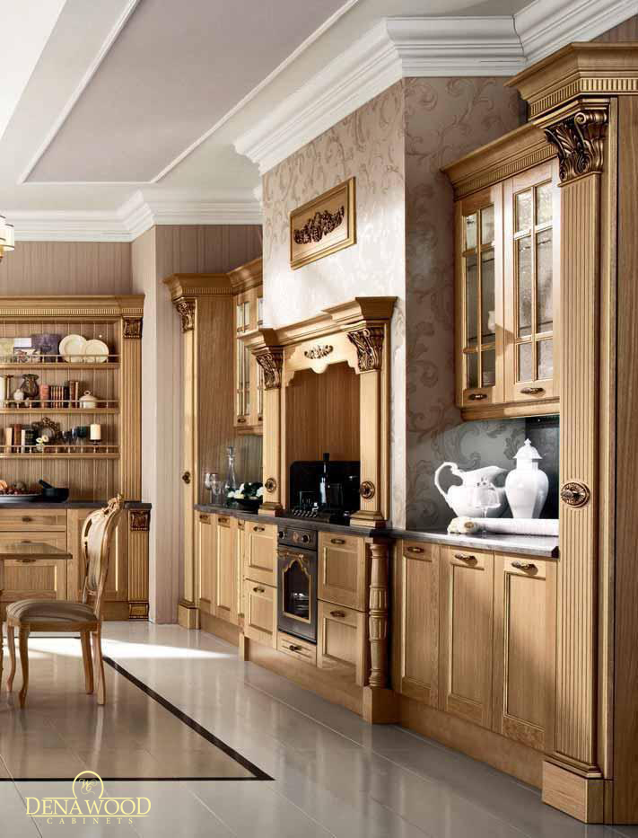 طراحی کابینت چوب طراحی کابینت چوب به رنگ قهوه ای روشن