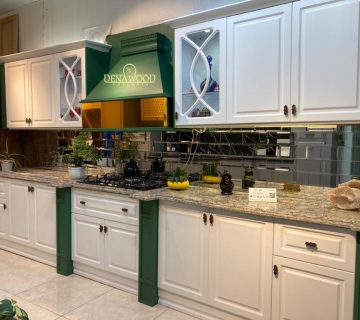 کابینت نئوکلاسیک با رنگ پلی اورتان مات