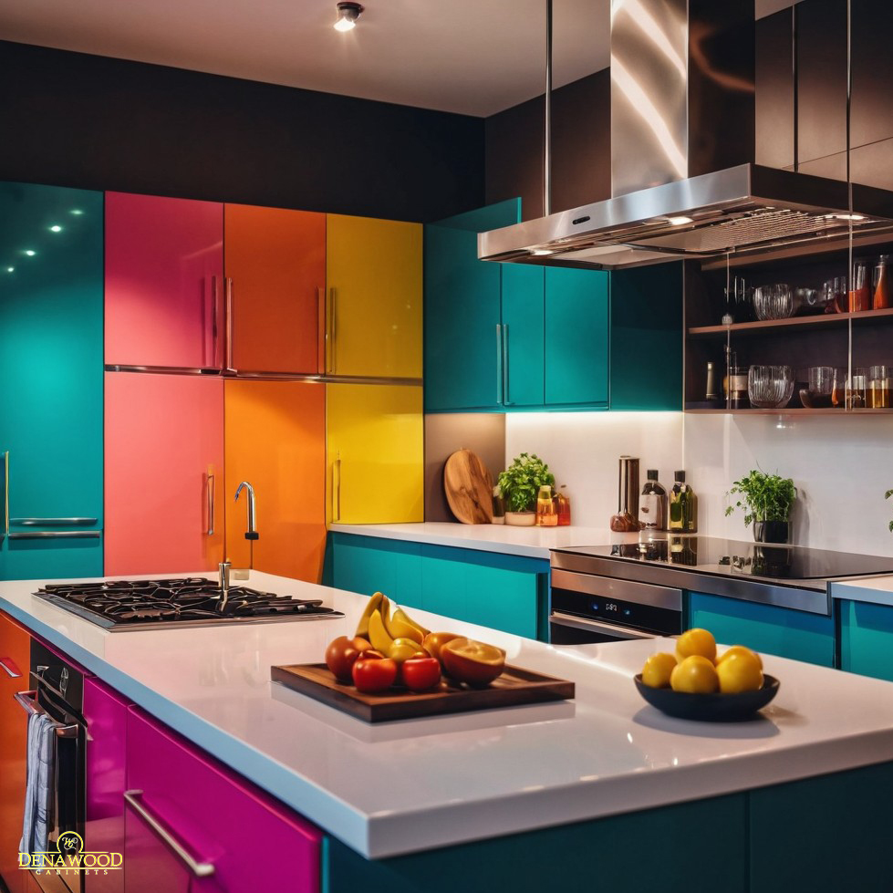 رنگ کابینت و دکوراسیون داخلی