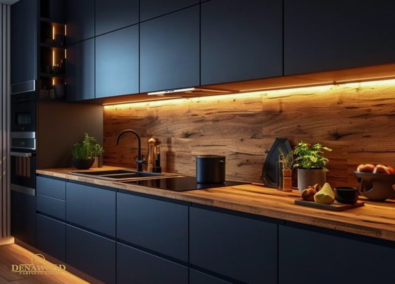 کابینت برای آشپزخانه کم نور